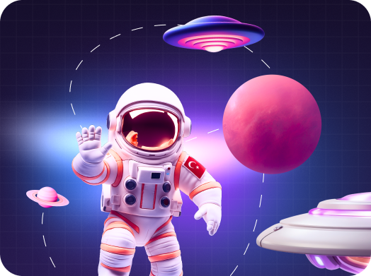 CosmoKod Purple Astronaut Character